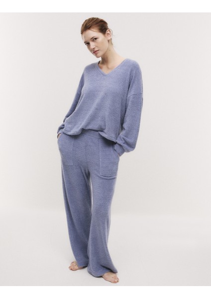 Regular Fit Cep Detaylı Pijama Alt modelleri