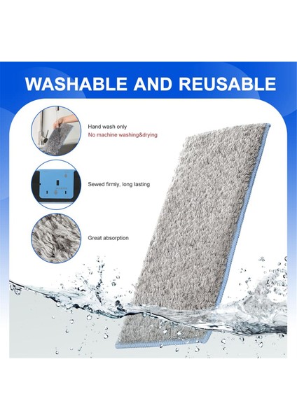 Wetdry Mop Pedleri ve Yedek Tekerlek Lastikleri (Yurt Dışından)