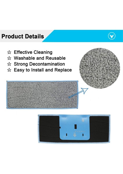 Wetdry Mop Pedleri ve Yedek Tekerlek Lastikleri (Yurt Dışından)