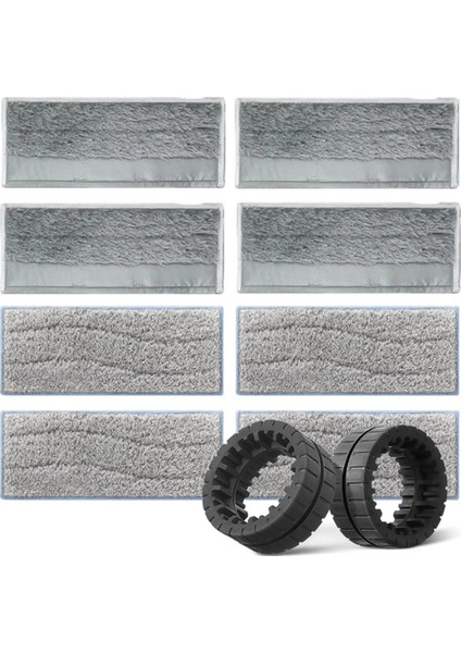 Wetdry Mop Pedleri ve Yedek Tekerlek Lastikleri (Yurt Dışından)