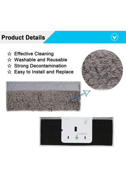 Wetdry Mop Pedleri ve Yedek Tekerlek Lastikleri (Yurt Dışından)