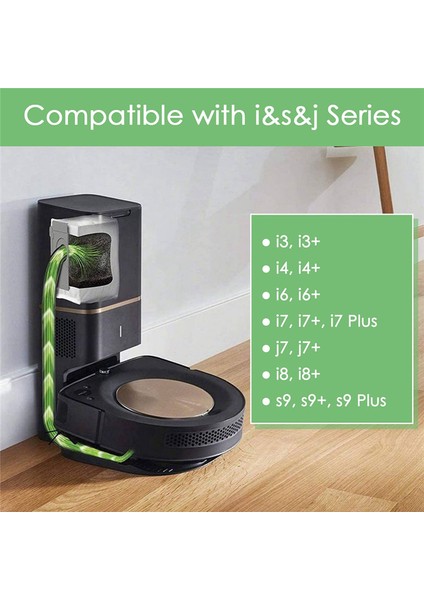I3 I3+ I7 I7+ I7 Plus S9 S9+ Için Yedek Toz Torbası (Yurt Dışından)
