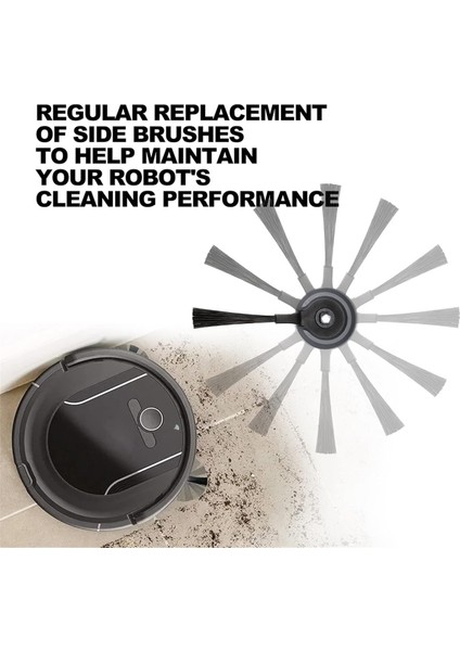 Ion Robot AV751 S87 Için 9 Paket Yan Fırça Yedek Parçası (Yurt Dışından)
