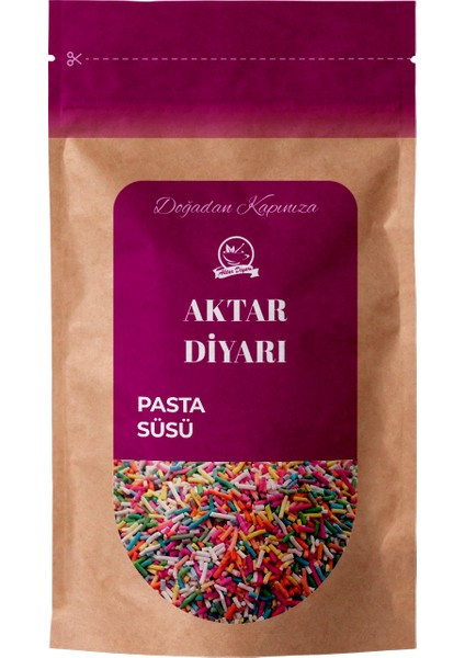 Renkli Pasta Süsü Şekeri 500 gr Aktar Diyarı