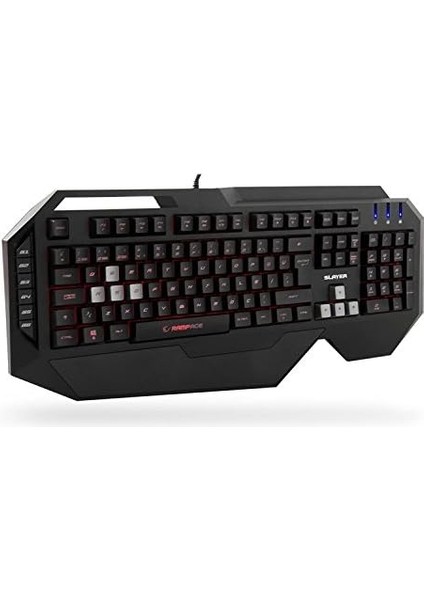 Slayer KB-R11 Siyah USB Tuş Aydınlatmalı Makrolu Us Q Gaming Klavye