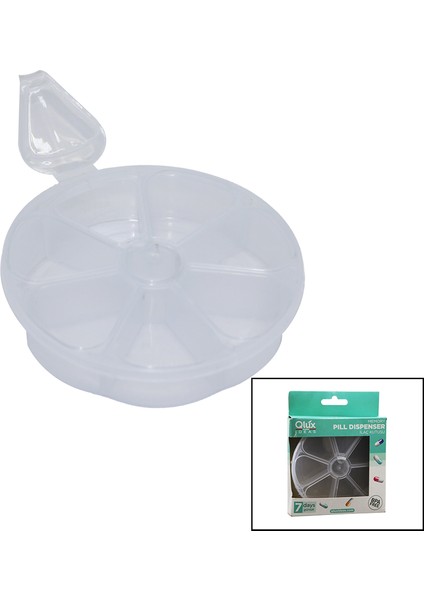 7 Bölmeli Plastik Ilaç Kutusu (4886)