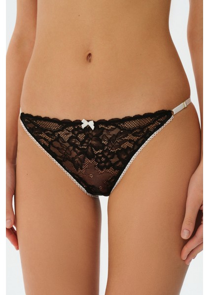 Amber Detaylı Slip Külot