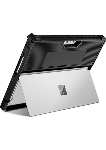 D Microsoft Surface Pro 8 Siyah Için Içi Boş Tablet Kılıfı (Yurt Dışından)