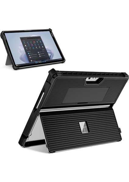 D Microsoft Surface Pro 9 Siyah Için Içi Boş Tablet Kılıfı (Yurt Dışından) fiyatları