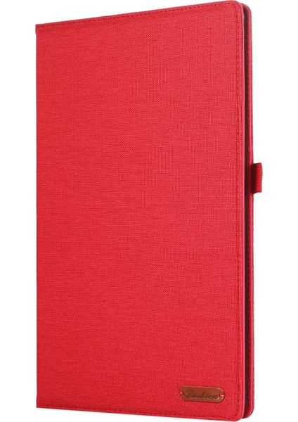 Infinix Xpad Kırmızı Için Kumaş Dokulu Pu Tablet Kılıfı (Yurt Dışından) fiyatları