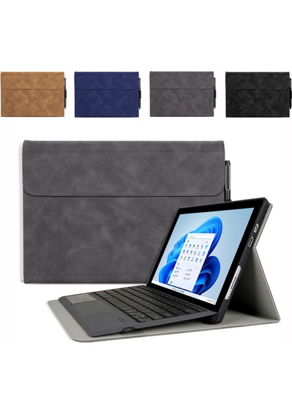 Microsoft Surface Go 3/2/1 Gri Için Tablet Pu Kılıf (Yurt Dışından) fiyatları