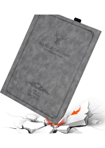 Microsoft Surface Pro 8 Siyah Için Geyik Kafası Kılıfı (Yurt Dışından) modelleri