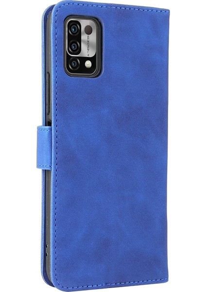 Umidigi Power 5 Mavi Için Renkli Cilt Fe Pu Kılıf (Yurt Dışından) modelleri