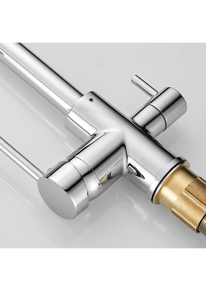 Dual-Flow Eviye Mutfak Bataryası, Krom (Yurt Dışından)
