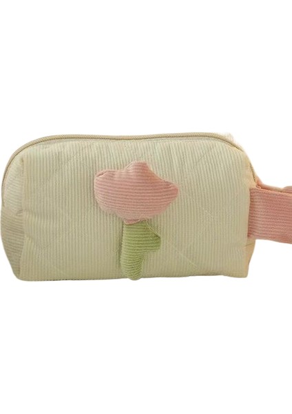 Route Küçük Kozmetik Çantası Kadife Sevimli Kozmetik Çantası Üst Düzey Sevimli Makyaj Çantası Taşınabilir Büyük Kapasiteli Kozmetik Saklama Çantası (Yurt Dışından)