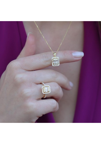Baget Kesim Gold Kaplama Gümüş Takım fırsatları