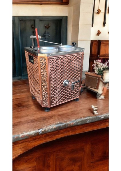 Bakır Elektrikli Çayland Çay Kazanı 25 Lt Kapasiteli İki Demlikli Dayanıklı Tasarım fiyatları