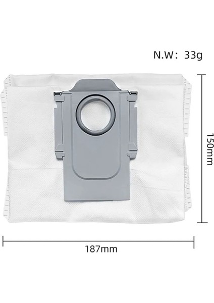 Roborock Q8 Max, Q8 Max+, Q5 Pro, Q5 Pro+ Hepa Filtre Paspas Bezi Için (Yurt Dışından)