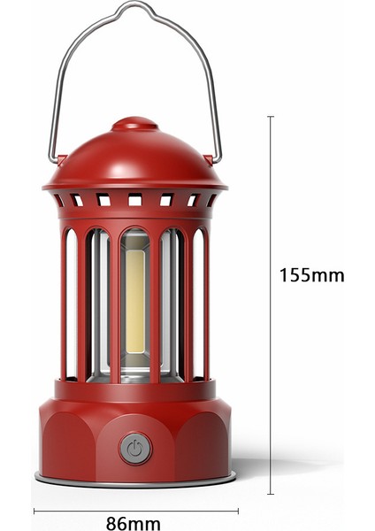 Açık Kamp Işıkları Atmosfer Çadır Işıkları Retro At Işıkları Cob Aydınlatma Taşınabilir Kamp Işıkları (Yurt Dışından)