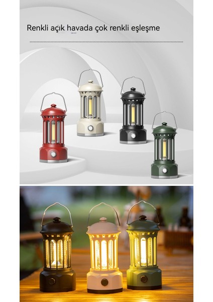 Açık Kamp Işıkları Atmosfer Çadır Işıkları Retro At Işıkları Cob Aydınlatma Taşınabilir Kamp Işıkları (Yurt Dışından) fırsatları