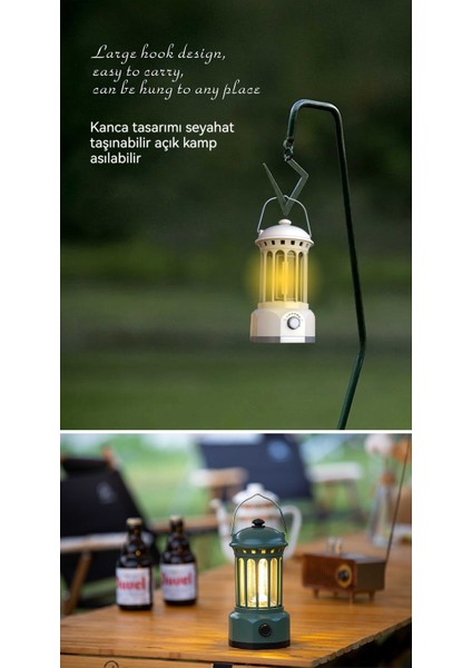 Açık Kamp Işıkları Atmosfer Çadır Işıkları Retro At Işıkları Cob Aydınlatma Taşınabilir Kamp Işıkları (Yurt Dışından) indirimleri