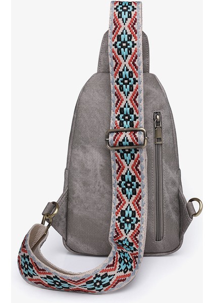 Göğüs Çantası Vintage Açık Seyahat Çantası Geniş Omuz Askısı Crossbody Çantası Bayanlar Göğüs (Yurt Dışından) fırsatları
