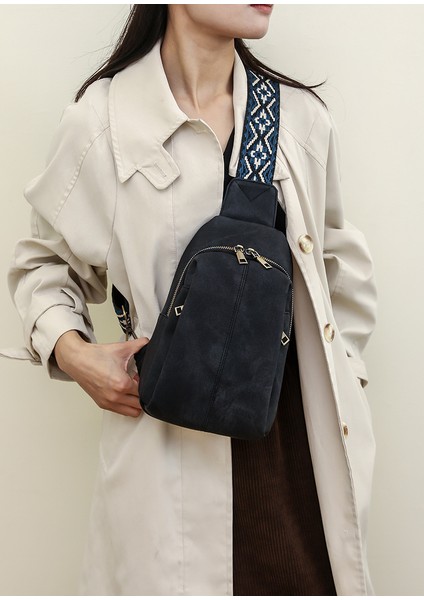 Göğüs Çantası Vintage Açık Seyahat Çantası Geniş Omuz Askısı Crossbody Çantası Bayanlar Göğüs (Yurt Dışından) modelleri