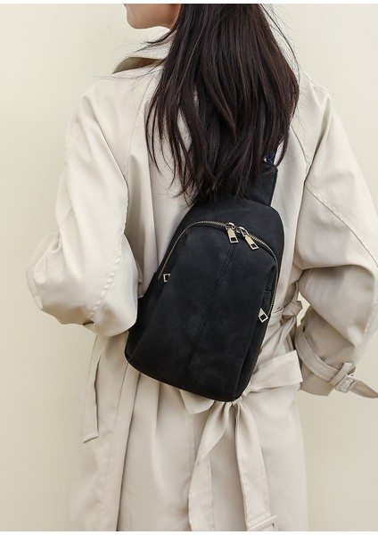 Göğüs Çantası Vintage Açık Seyahat Çantası Geniş Omuz Askısı Crossbody Çantası Bayanlar Göğüs (Yurt Dışından) fırsatları