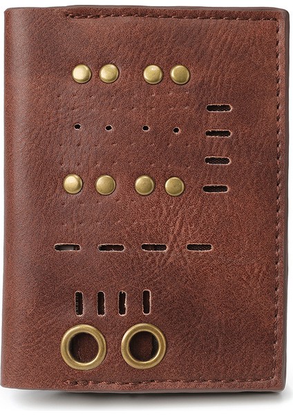 Steampunk Vintage Yaratıcı Para Cüzdan Kısa Metal Cüzdan (Yurt Dışından)