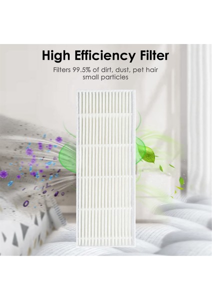 Ana Yan Fırça Hepa Filtre Mop Bezi Ecovacs Debot T30 Pro Omni Için (Yurt Dışından)