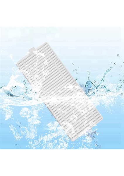 Lubluelu SL60D Için 6 Adet Yıkanabilir Paspas Pedi Robot Süpürge Aksesuarları (Yurt Dışından)