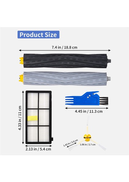 Dreame H20/H30 Ultra Vakumlu Süpürge Silindir Yumuşak Fırça Hepa Filtre (Yurt Dışından)