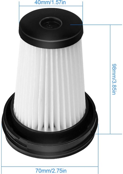 Shark Navigator Professional NV70, NV71 Için Vakum Hepa Filtre Pamuğu (Yurt Dışından)