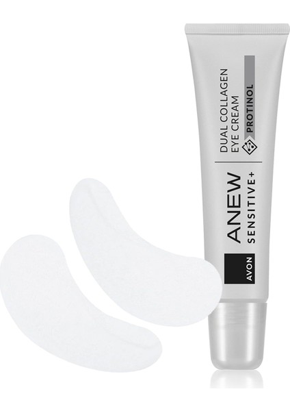 Anew Sensitive+ Dual Collagen Göz Kremi ve Silikon Pedi Paketi
