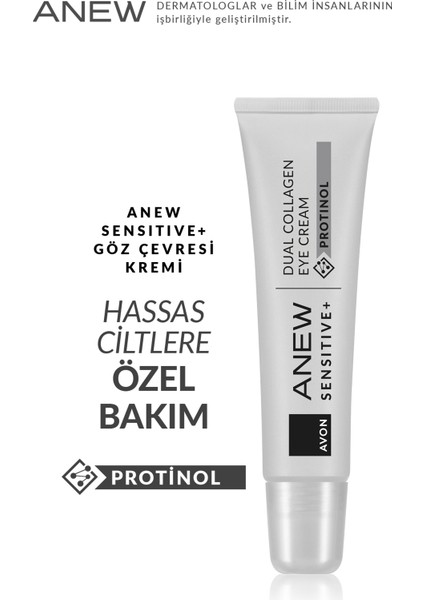 Anew Sensitive+ Dual Collagen Göz Kremi ve Silikon Pedi Paketi
