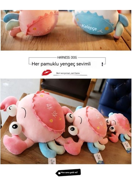 25CM Karikatür Sevimli Yengeç Yengeç Peluş Oyuncak (Yurt Dışından)