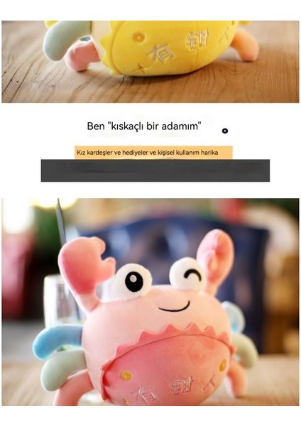 25CM Karikatür Sevimli Yengeç Yengeç Peluş Oyuncak (Yurt Dışından)
