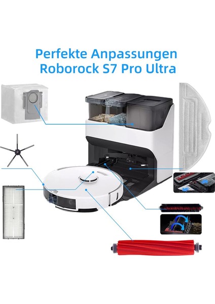 Dreame Robot Süpürge Yedek Parçaları, Saç Fırçası (Yurt Dışından)