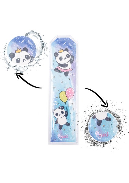 Panda Desenli Simli Sulu Kitap Ayracı fiyatları