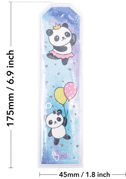 Panda Desenli Simli Sulu Kitap Ayracı fırsatları