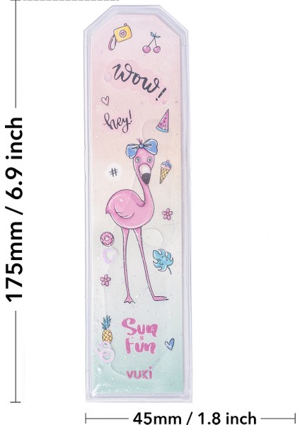 Flamingo Desenli Simli Sulu Kitap Ayracı fırsatları