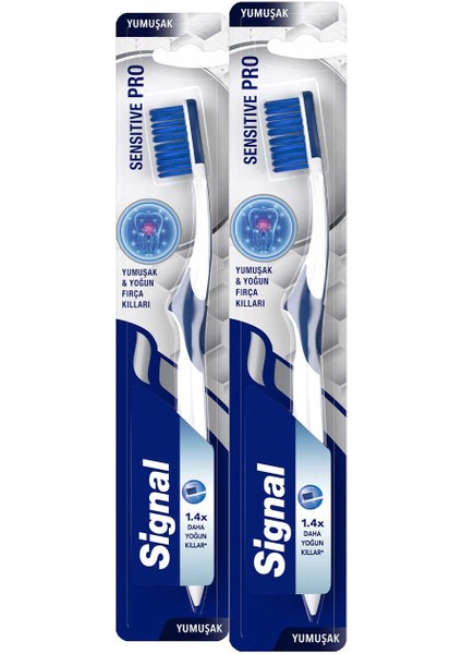 Diş Fırçası Sensitive Pro Yumuşak X2