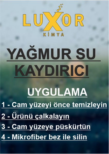 Yağmur Su Kaydırıcı Sprey 200 ml