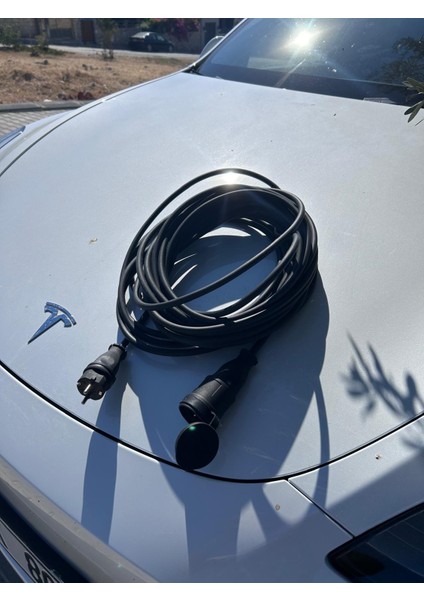 30 Metre 220 Volt Prizden Elektrikli Araç Şarjı İçin Uzatma Kablosu A++