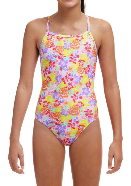 Tmt Summer Garden Kız Çocuk Antrenman Mayo, Sırt Bağlamalı