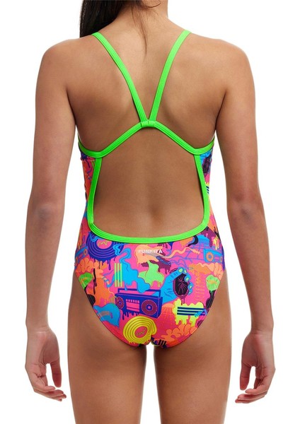 Ss Lotsa Pop Kız Çocuk Antrenman Mayo, Ince Askılı fırsatları