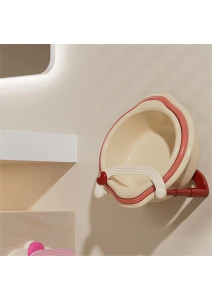 Vantuz Geri Çekilebilir Lavabo Tutucu, Iz Bırakmayan Deliksiz Banyo Rafı (Yurt Dışından)
