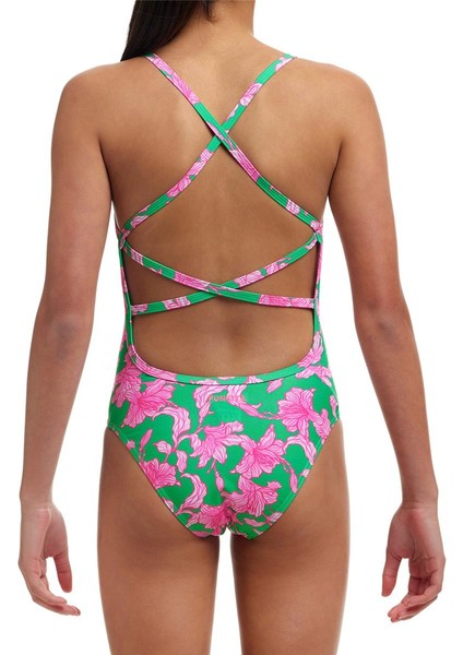 Stp Blossom Fly Kız Çocuk Antrenman Mayo, Çift Çapraz Sırt modelleri