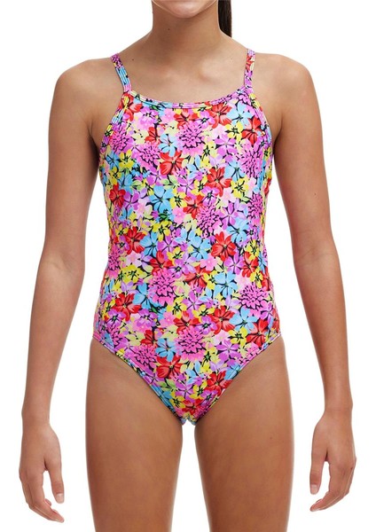 Db Summer Nights Kız Çocuk Antrenman Mayo, Elmas Sırt