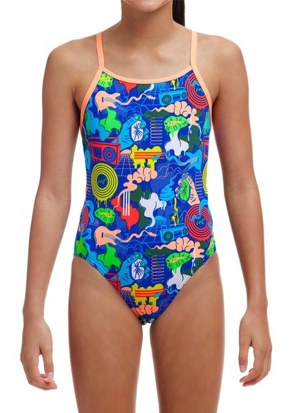 Db Blues Baby Kız Çocuk Antrenman Mayo, Elmas Sırt